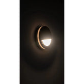 Havit Lighting Lighting HV2961T-BLK-12V | HV2961T-BLK-240V - Nava Black LED Step Light with Eyelid Lights-For-You